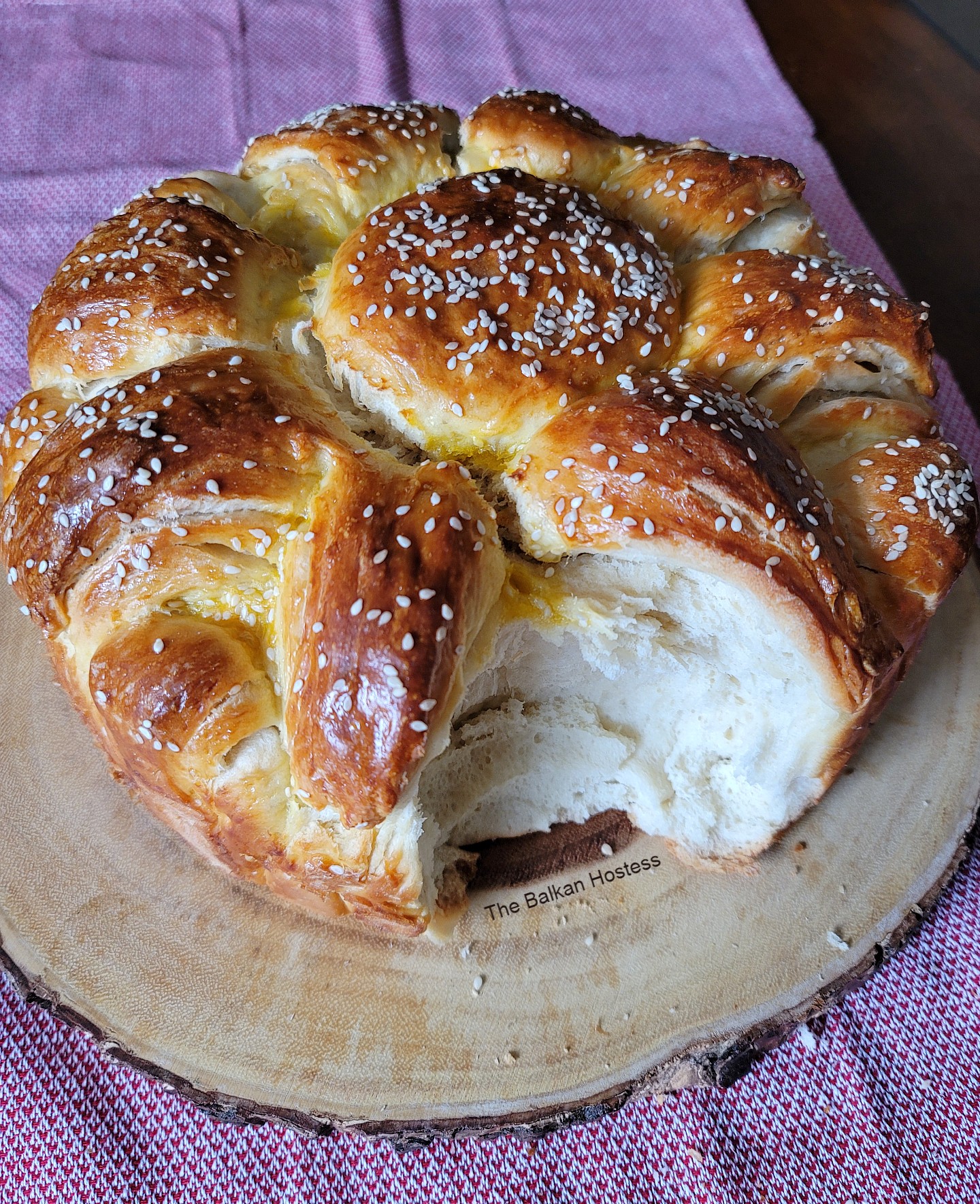 Panj Torta / Yule Log - The Balkan Hostess